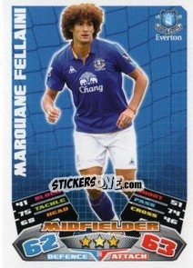 Figurina Marouane Fellaini - English Premier League 2011-2012. Match Attax - Topps