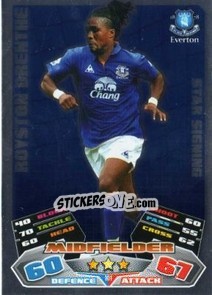 Sticker Royston Drenthe - English Premier League 2011-2012. Match Attax n. 101 - Topps