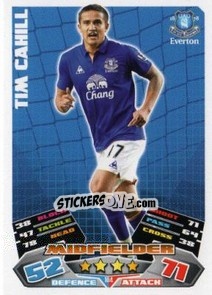 Cromo Tim Cahill - English Premier League 2011-2012. Match Attax - Topps