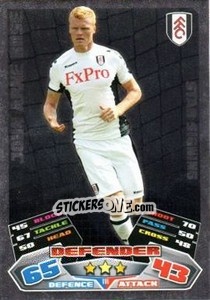 Sticker John Arne Riise - English Premier League 2011-2012. Match Attax n. 116 - Topps