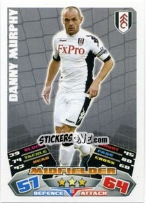 Sticker Danny Murphy - English Premier League 2011-2012. Match Attax - Topps