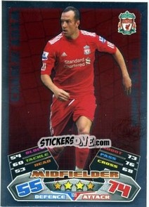 Sticker Charlie Adam - English Premier League 2011-2012. Match Attax n. 139 - Topps