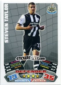 Sticker Steven Taylor - English Premier League 2011-2012. Match Attax - Topps