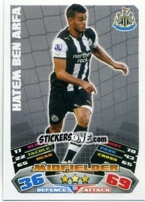 Sticker Hatem Ben Arfa - English Premier League 2011-2012. Match Attax - Topps
