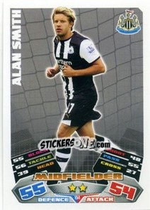 Sticker Alan Smith - English Premier League 2011-2012. Match Attax - Topps