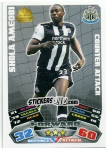 Sticker Shola Ameobi - English Premier League 2011-2012. Match Attax n. 198 - Topps