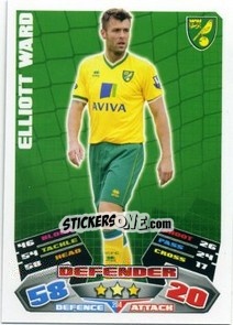 Figurina Elliott Ward - English Premier League 2011-2012. Match Attax - Topps