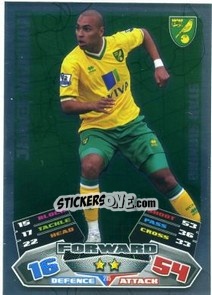 Sticker James Vaughan - English Premier League 2011-2012. Match Attax - Topps