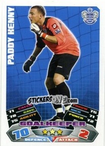Sticker Paddy Kenny - English Premier League 2011-2012. Match Attax - Topps