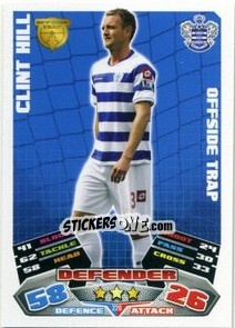 Sticker Clint Hill - English Premier League 2011-2012. Match Attax n. 220 - Topps