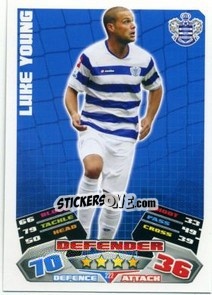 Sticker Luke Young - English Premier League 2011-2012. Match Attax n. 222 - Topps