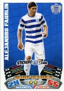 Sticker Alejandro Faurlin - English Premier League 2011-2012. Match Attax - Topps