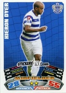 Sticker Kieron Dyer - English Premier League 2011-2012. Match Attax - Topps