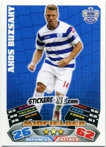 Sticker Akos Buzsaky - English Premier League 2011-2012. Match Attax n. 229 - Topps