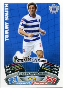 Figurina Tommy Smith - English Premier League 2011-2012. Match Attax - Topps