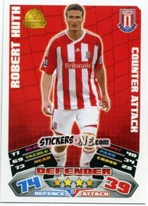 Sticker Robert Huth - English Premier League 2011-2012. Match Attax - Topps