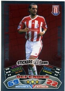 Sticker Jonathan Woodgate - English Premier League 2011-2012. Match Attax - Topps