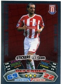 Sticker Jonathan Woodgate - English Premier League 2011-2012. Match Attax n. 238 - Topps