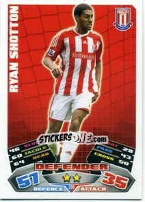 Sticker Ryan Shotton - English Premier League 2011-2012. Match Attax - Topps