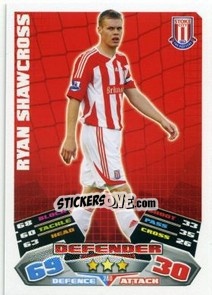 Sticker Ryan Shawcross - English Premier League 2011-2012. Match Attax - Topps