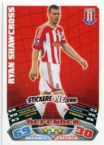 Sticker Ryan Shawcross - English Premier League 2011-2012. Match Attax n. 240 - Topps