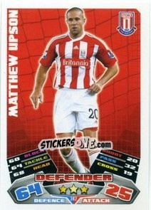 Sticker Matthew Upson - English Premier League 2011-2012. Match Attax n. 242 - Topps