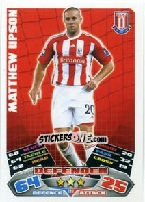 Sticker Matthew Upson - English Premier League 2011-2012. Match Attax - Topps