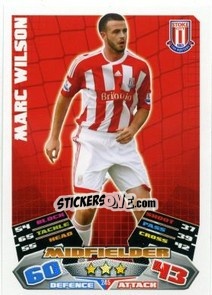 Sticker Marc Wilson - English Premier League 2011-2012. Match Attax - Topps