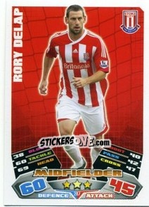 Figurina Rory Delap - English Premier League 2011-2012. Match Attax - Topps