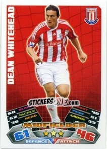 Cromo Dean Whitehead - English Premier League 2011-2012. Match Attax - Topps