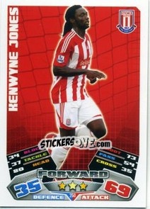 Sticker Kenwyne Jones - English Premier League 2011-2012. Match Attax n. 250 - Topps