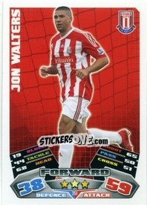 Sticker Jon Walters - English Premier League 2011-2012. Match Attax n. 251 - Topps
