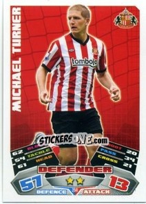 Sticker Michael Turner - English Premier League 2011-2012. Match Attax n. 258 - Topps