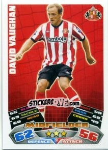 Sticker David Vaughan - English Premier League 2011-2012. Match Attax - Topps