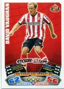 Cromo David Vaughan - English Premier League 2011-2012. Match Attax n. 261 - Topps