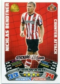 Figurina Nicklas Bendtner - English Premier League 2011-2012. Match Attax - Topps
