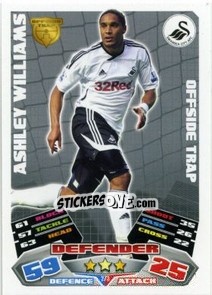 Figurina Ashley Williams - English Premier League 2011-2012. Match Attax - Topps