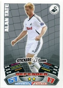 Figurina Alan Tate - English Premier League 2011-2012. Match Attax - Topps