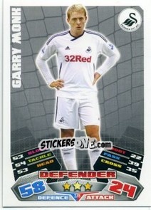 Cromo Garry Monk - English Premier League 2011-2012. Match Attax - Topps