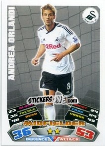 Cromo Andrea Orlandi - English Premier League 2011-2012. Match Attax - Topps