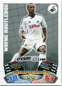 Sticker Wayne Routledge - English Premier League 2011-2012. Match Attax - Topps