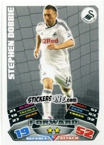 Figurina Stephen Dobbie - English Premier League 2011-2012. Match Attax - Topps