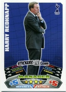 Cromo Harry Redknapp - English Premier League 2011-2012. Match Attax - Topps