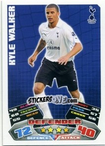 Figurina Kyle Walker - English Premier League 2011-2012. Match Attax - Topps