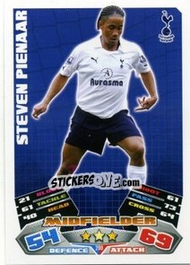 Sticker Steven Pienaar - English Premier League 2011-2012. Match Attax n. 299 - Topps