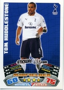 Figurina Tom Huddlestone - English Premier League 2011-2012. Match Attax n. 301 - Topps