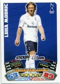 Figurina Luka Modric - English Premier League 2011-2012. Match Attax - Topps