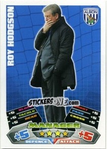 Sticker Roy Hodgson - English Premier League 2011-2012. Match Attax n. 307 - Topps