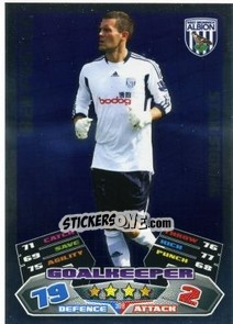 Sticker Ben Foster - English Premier League 2011-2012. Match Attax n. 308 - Topps