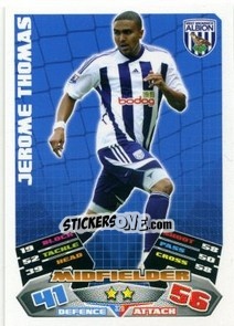 Figurina Jerome Thomas - English Premier League 2011-2012. Match Attax - Topps